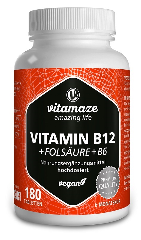 VITAMAZE B12 B9 B6 180 COMPRESSE - maxifarmacia.it