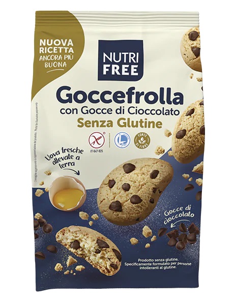 NUTRIFREE GOCCEFROLLA CON GOCCE DI CIOCCOLATO 300 G - maxifarmacia.it