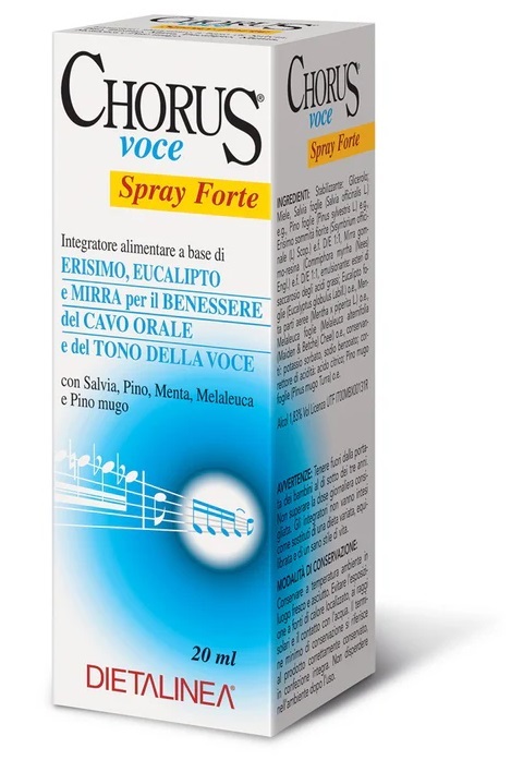 CHORUS VOCE SPRAY FORTE DIETALINEA 20 ML - maxifarmacia.it