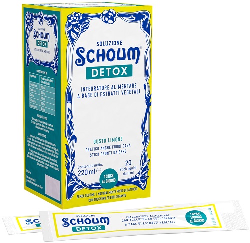SOLUZIONE SCHOUM DETOX 20 STICK - maxifarmacia.it