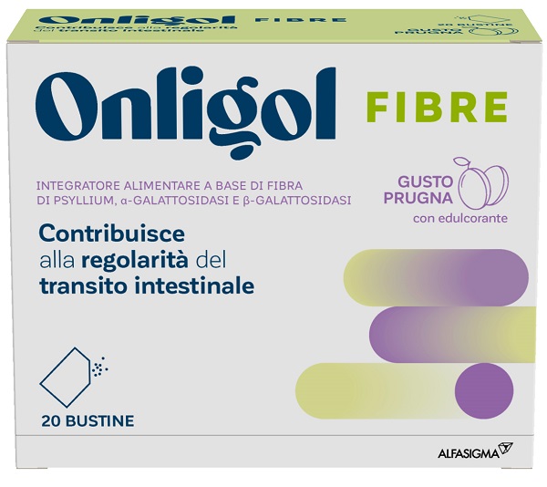 ONLIGOL FIBRE PRUGNA 20 BUSTINE - maxifarmacia.it
