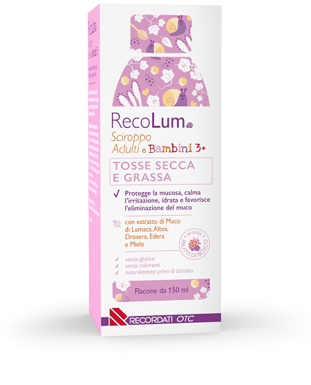 RECOLUM SCIROPPO TOSSE ADULTI-BAMBINI 150 ML - maxifarmacia.it