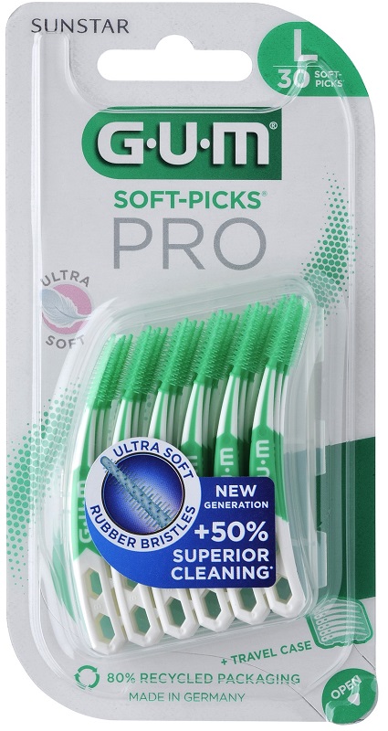 GUM SOFT PICK PRO LARGE 30 PEZZI - maxifarmacia.it