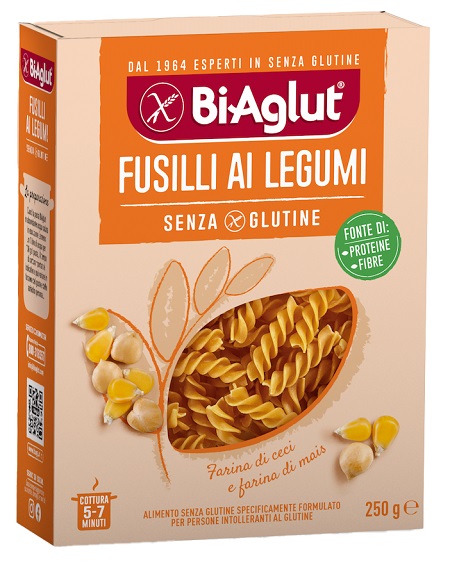 BIAGLUT FUSILLI AI LEGUMI 250 G - maxifarmacia.it