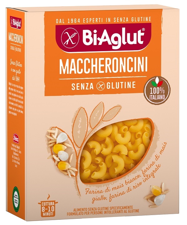 BIAGLUT PASTA SENZA GLUTINE MACCHERONCINI 400 G - maxifarmacia.it