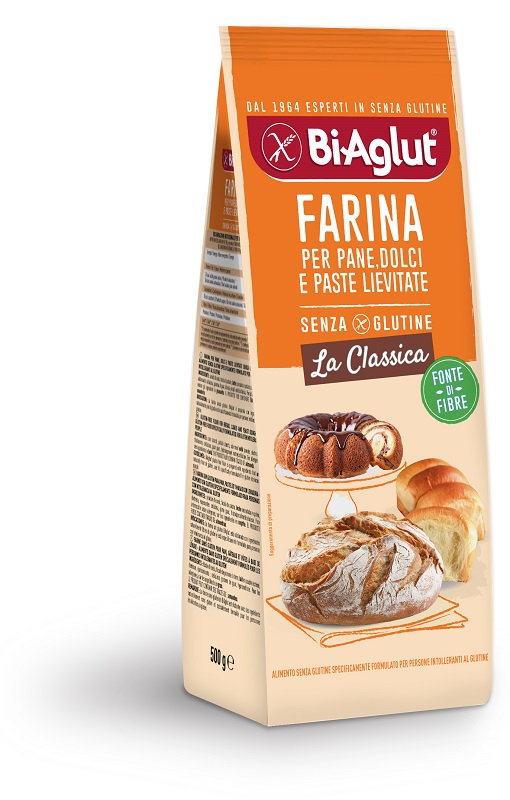 BIAGLUT FARINA SENZA GLUTINE CLASSICA 500 G - maxifarmacia.it