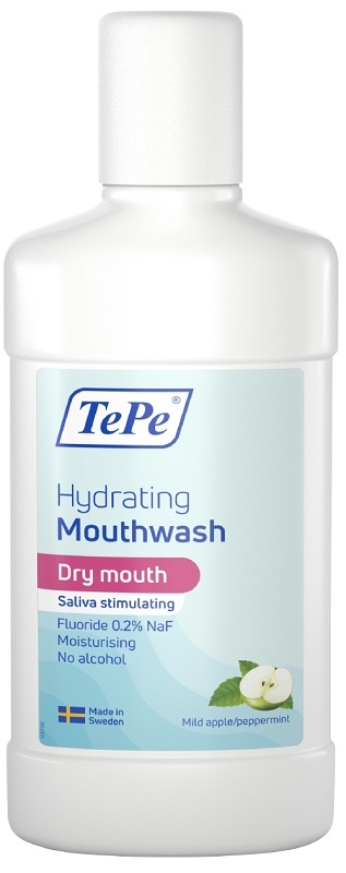 TEPE HYDRATING COLLUTORIO STIMOLATORE SALIVA MELA/MENTA PIPERITA 500 ML - maxifarmacia.it