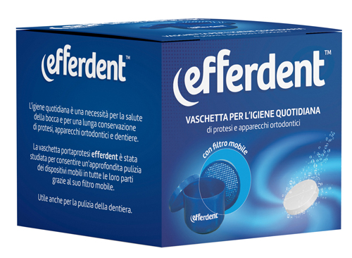 EFFERDENT VASCHETTA PORTAPROTESI - maxifarmacia.it