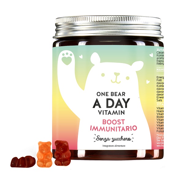 ONE BEAR A DAY VITAMIN IMMUN BOOST MIT VITAMIN C & D 45 CARAMELLE GOMMOSE - maxifarmacia.it