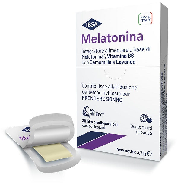 MELATONINA IBSA 30 FILM ORALI - maxifarmacia.it