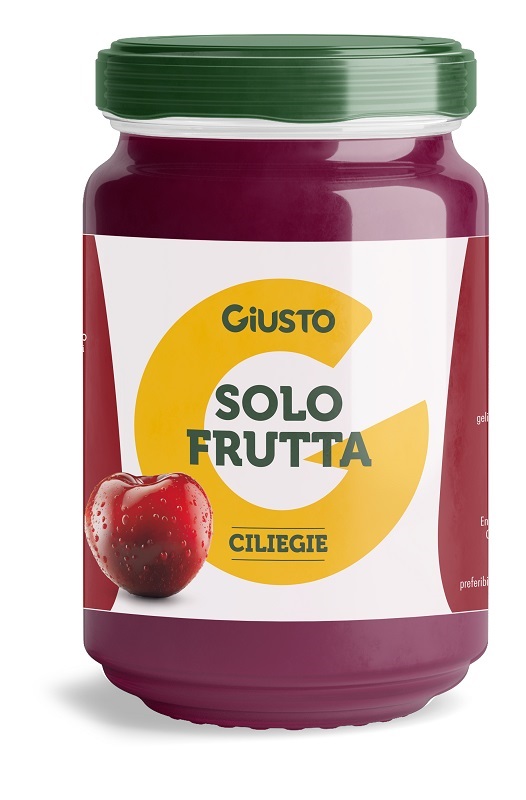 GIUSTO SOLO FRUTTA CONFETTURA CILIEGIE 220 G - maxifarmacia.it