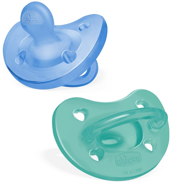 CHICCO GOMMOTTO SILICONE AZZURRO 16-36 MESI 2 PEZZI - maxifarmacia.it