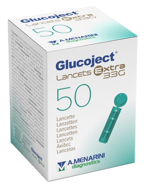 LANCETTA PUNGIDITO GLUCOJECT EXTRA GAUGE 33 50 PEZZI - maxifarmacia.it