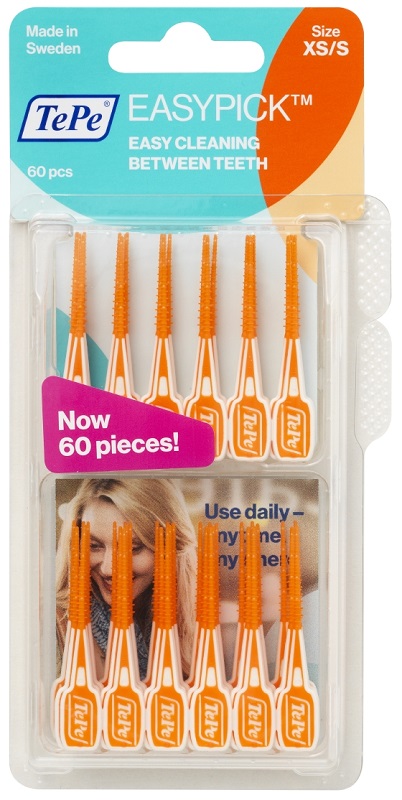 TEPE EASYPICK XS/S ARANCIONE 60 PEZZI - maxifarmacia.it