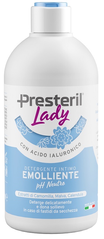 LADY PRESTERIL DETERGENTE INTIMO EMOLLIENTE/PH NEUTRO 500 M L - maxifarmacia.it