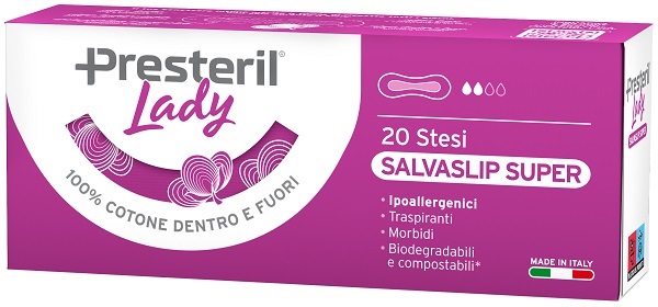 PRESTERIL LADY SALVASLIP SUPER STESI 20 PEZZI - maxifarmacia.it
