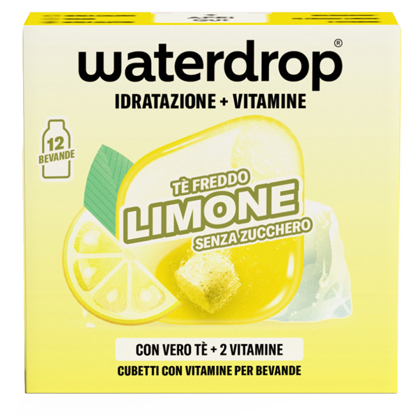 WATERDROP ICE TEA LIMONE 12 CUBETTI - maxifarmacia.it