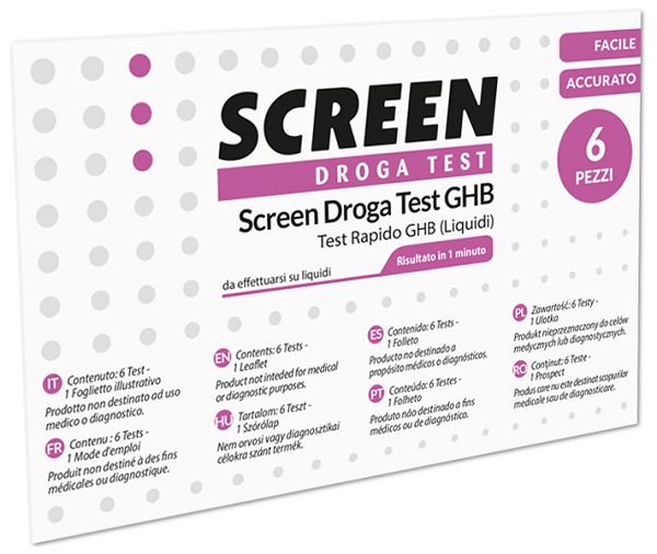 SCREEN DROGA TEST GHB TEST RAPIDO 6 PEZZI - maxifarmacia.it