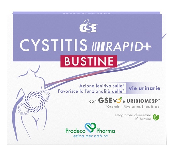 GSE CYSTITIS RAPID+ 10 BUSTINE - maxifarmacia.it