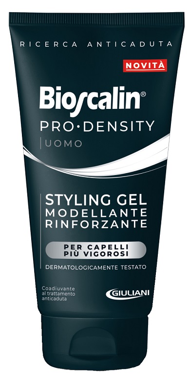 BIOSCALIN PRO DENSITY UOMO STYLING GEL MODELLANTE RINFORZANTE 150 ML - maxifarmacia.it