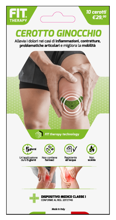 FIT THERAPY CEROTTO GINOCCHIO 10 PEZZI - maxifarmacia.it