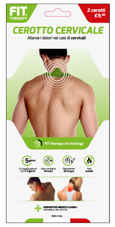 FIT THERAPY CEROTTO CERVICALE 2 PEZZI - maxifarmacia.it