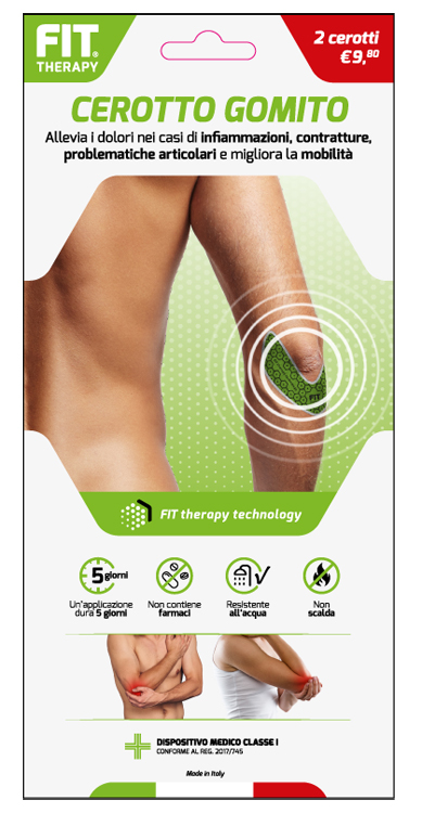 FIT THERAPY CEROTTO GOMITO 2 PEZZI - maxifarmacia.it
