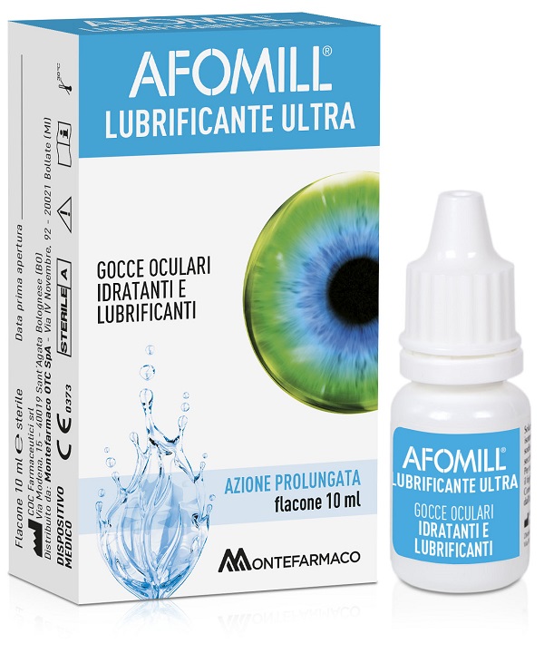 AFOMILL LUBRIFICANTE ULTRA GOCCE OCULARI 10 ML - maxifarmacia.it