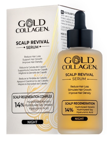 GOLD COLLAGEN SCALP REVIVAL SERUM 100 ML - maxifarmacia.it