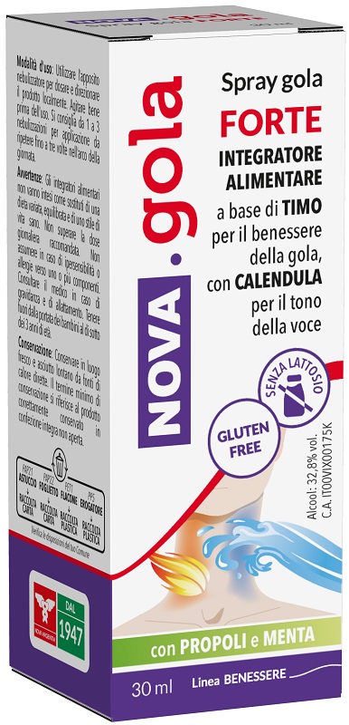 NOVA GOLA SPRAY FORTE 30 ML - maxifarmacia.it
