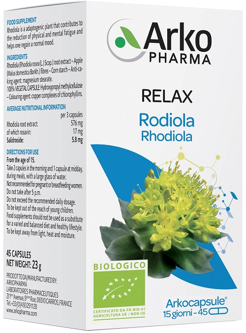 ARKOCAPSULE RODIOLA BIO 45 CAPSULE - maxifarmacia.it