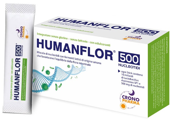 HUMANFLOR 500 NUCLEOTIDI 8 STICK PACK - maxifarmacia.it