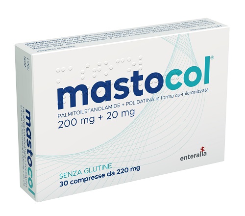MASTOCOL 30 PALMITOILETANOLAMIDE 200 MG + POLIDATINA FORMA CO MICRONIZZATA 20 MG 30 COMPRESSE - maxifarmacia.it