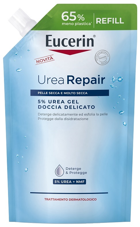 EUCERIN 5% UREA GEL DOCCIA DELICATO REFILL 400 ML - maxifarmacia.it