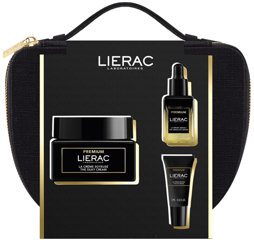 LIERAC TROUSSE NATALE PREMIUM SOYEUSE 50 ML + MINI SIERO 13 ML + MINI CONTORNO OCCHI 5 ML 2024 - maxifarmacia.it