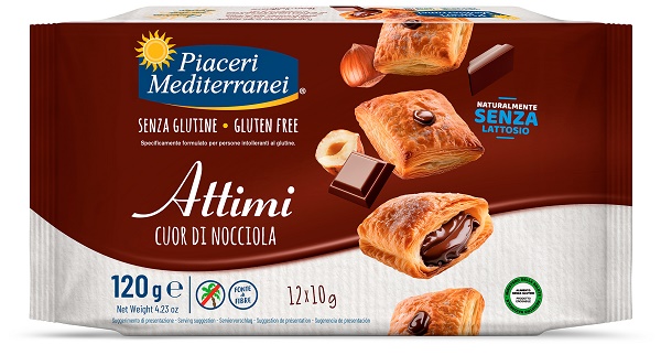 PIACERI MEDITERRANEI ATTIMI CUOR DI NOCCIOLA 120 G - maxifarmacia.it