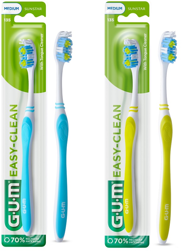 GUM EASY CLEAN TOOTHBRUSH - maxifarmacia.it