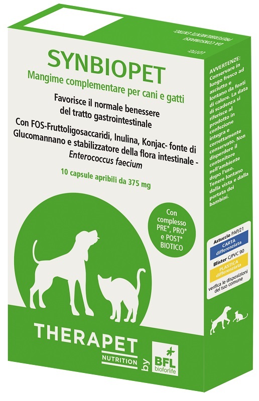 SYNBIOPET THERAPET 10 CAPSULE - maxifarmacia.it