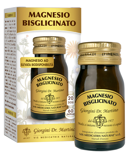 MAGNESIO BISGLICINATO 60 PASTIGLIE - maxifarmacia.it