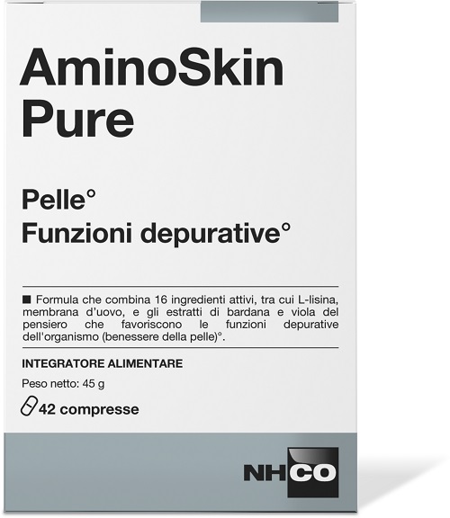 NHCO AMINOSKIN PURE 42 COMPRESSE - maxifarmacia.it