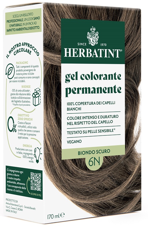 HERBATINT 6N BIONDO SCURO 170 ML - maxifarmacia.it
