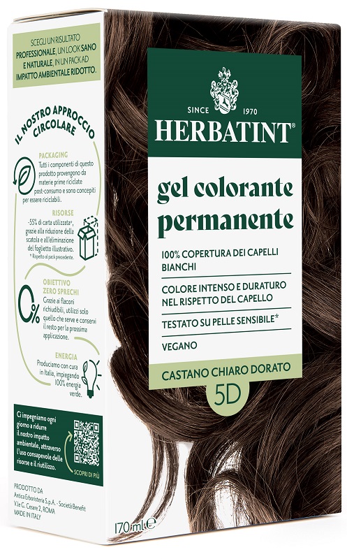 HERBATINT 5D CASTANO CHIARO DORATO 170 ML - maxifarmacia.it
