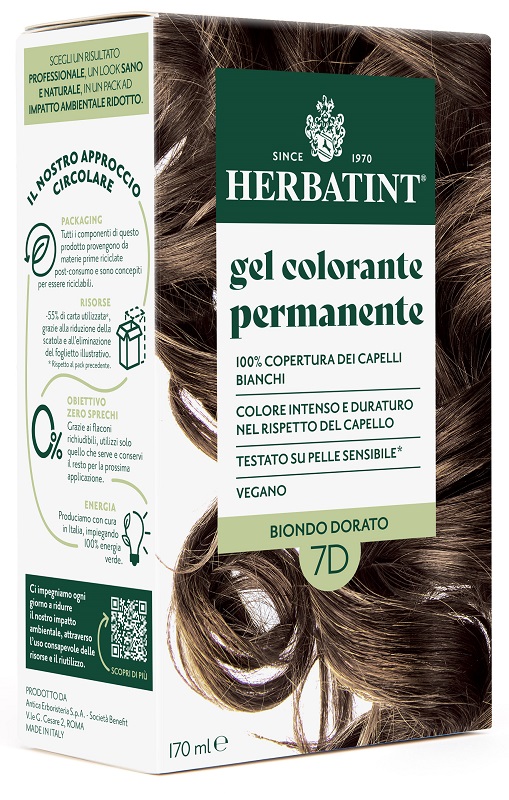 HERBATINT 7D BIONDO DORATO 170 ML - maxifarmacia.it