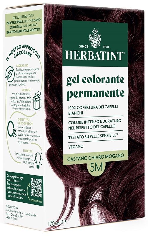 HERBATINT 5M CASTANO CHIARO MOGANO 170 ML - maxifarmacia.it