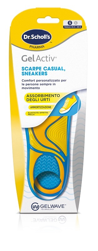 SCHOLL GELACTIV SCARPE CASUAL SNICKERS MISURA SMALL NUOVA SERIE 2025 1 PAIO - maxifarmacia.it