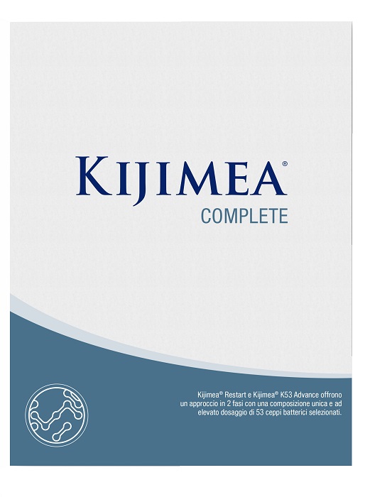 KIJIMEA COMPLETE KIJIMEA RESTART 27 CAPSULE DA 0,29 G + KIJIMEA 53 ADVANCE 84 CAPSULE DA 0,26 G - maxifarmacia.it