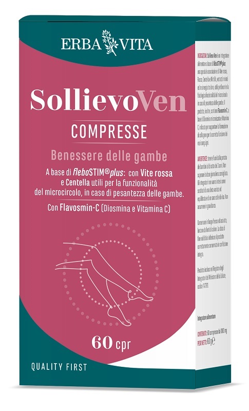 SOLLIEVO VEN 60 COMPRESSE - maxifarmacia.it