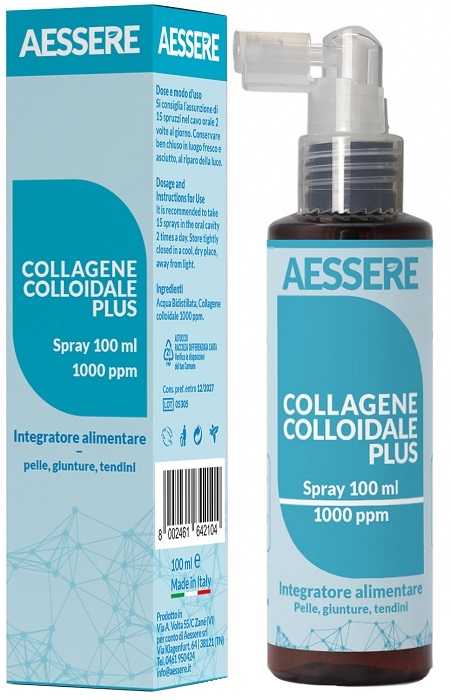 COLLAGENE COLLOIDALE PLUS 1000PPM 100 ML - maxifarmacia.it