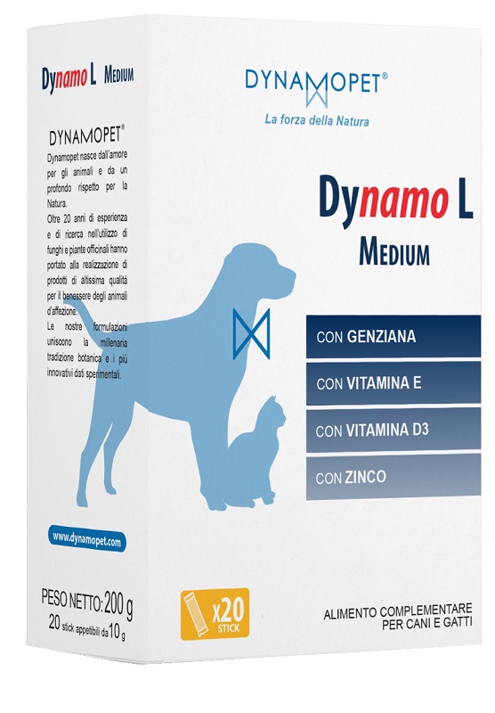 DYNAMO L MEDIUM 20 STICK DA 10 G - maxifarmacia.it