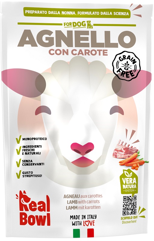 REAL BOWL BUSTA SINGOLA AGN SENZA CEREALI 700 G - maxifarmacia.it